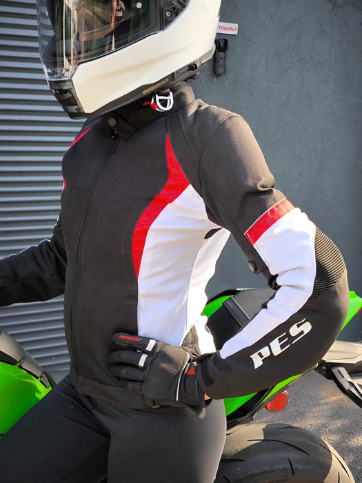 Geaca moto dama PES de vara mesada ploaie protectii Level 2 incluse