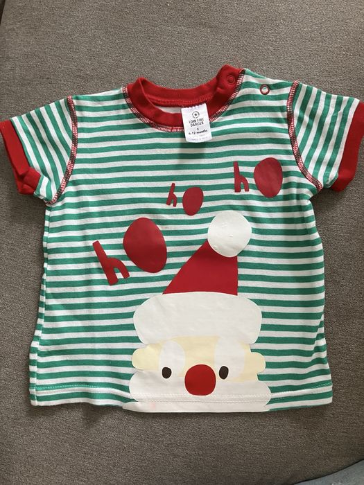 Коледна бебешка тениска