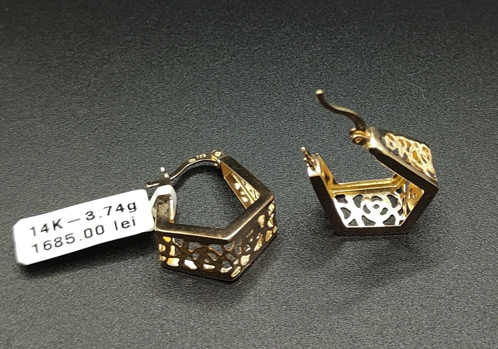 Cercei aur 14k 3.74gr