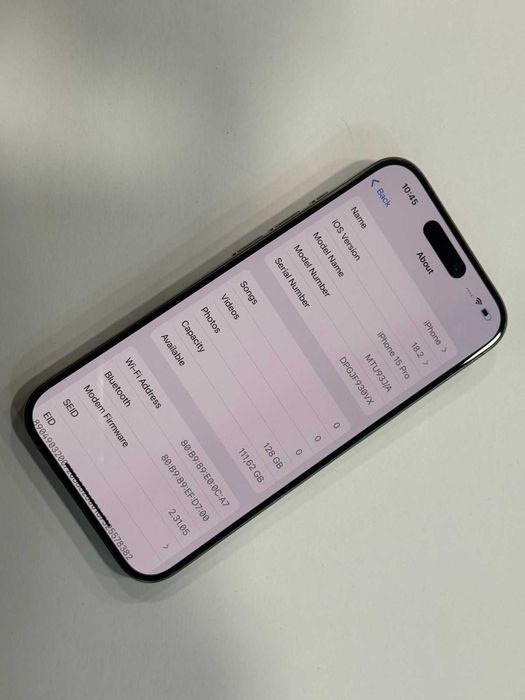 iPhone 15 Pro 128GB- Natural Titanium – 88%