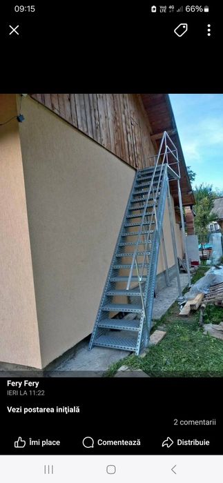 Vând scari zincate exterioare și interioare galvanizate cel mai bun pr