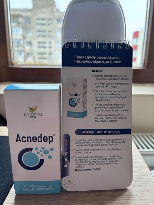 Crema Acnedep pentru tenul predispus la acnee 50 ml, Dr. Phyto