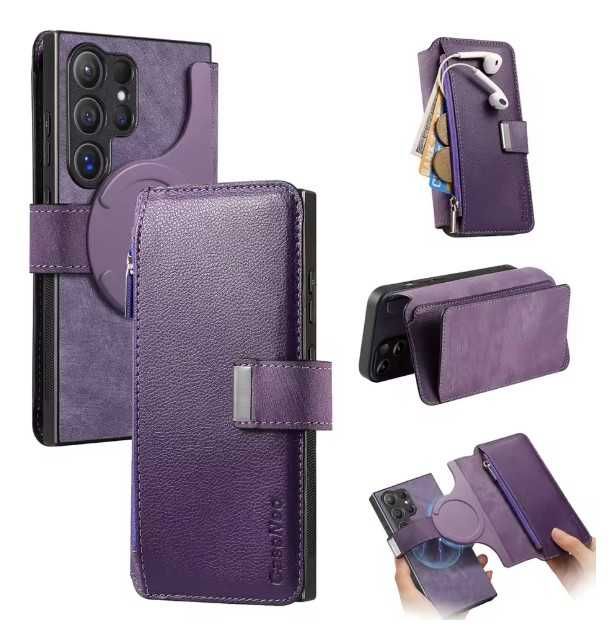 Husa Samsung Galaxy S25 magnetica si portofel