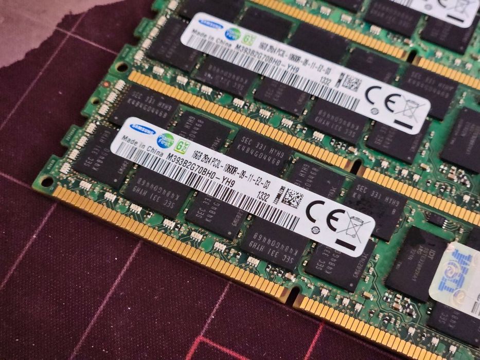 Memorii RAM Server / 160GB DDR3L PC3L Samsung ECC | Kit 2x16GB 1333 Mhz