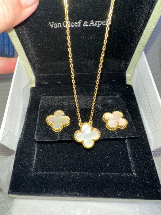Van cleef гривна , колие , обеци