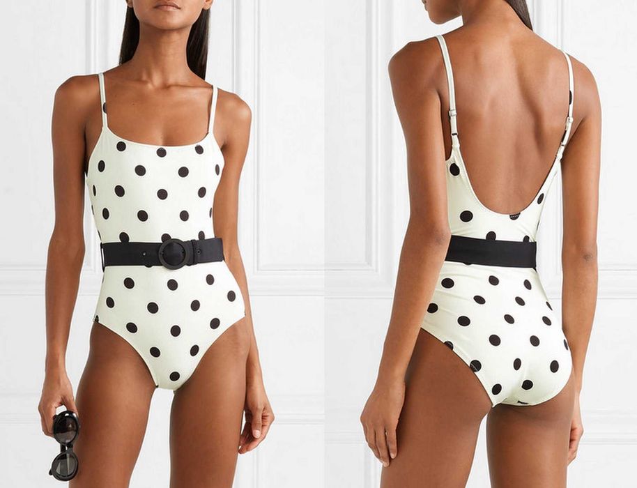 NOU! Costum de baie intreg Solid & Striped Nina Belt