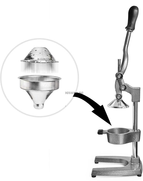 Професионална ръчна цитрус преса сокоизтисквачка преси сок фреш 6,5кг