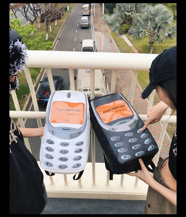 Рюкзак мужской женский в форме телефона прикольный необычный большой