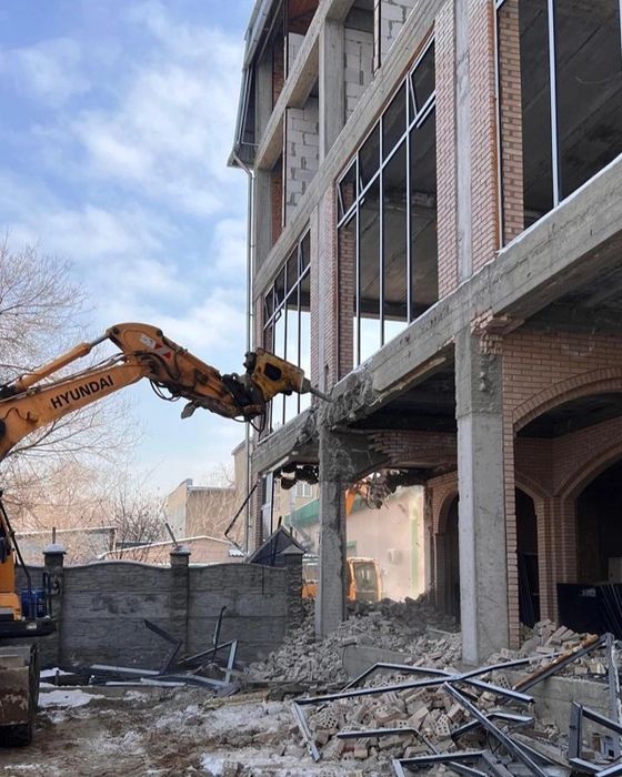 Снос здание демонтаж дамов