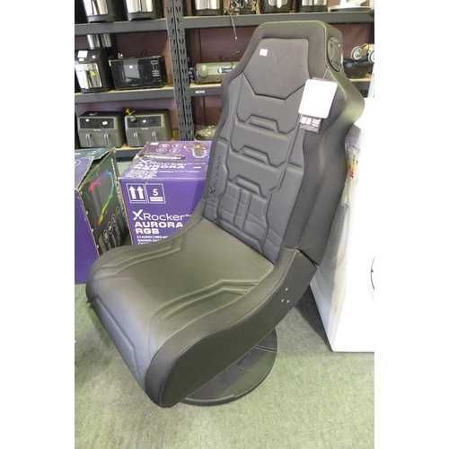 Аудио гейм стол X Rocker Aurora 2.1 Bluetooth с LED светлини