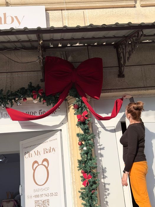 Бант украшение для фасада