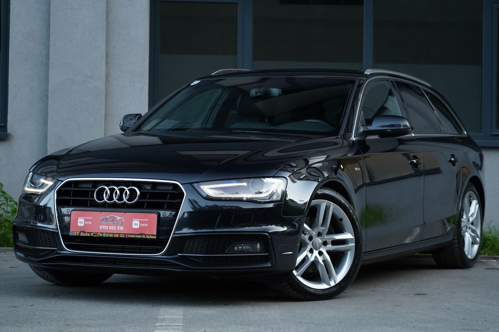 Audi A4 3xS-Line 2013 2.0Diesel 177Cp Euro 5 • RAR EFECTUAT • 12Luni Garantie Motor Cutie • Rate • Transport gratuit la domiciliu
