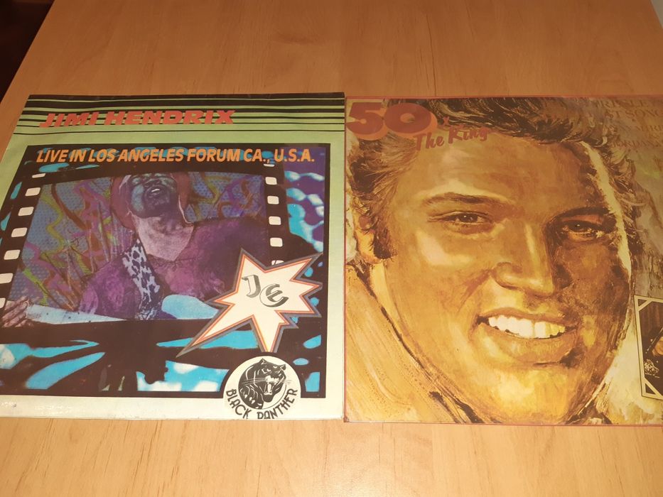 Discuri Elvis Presley, Jimi Hendrix