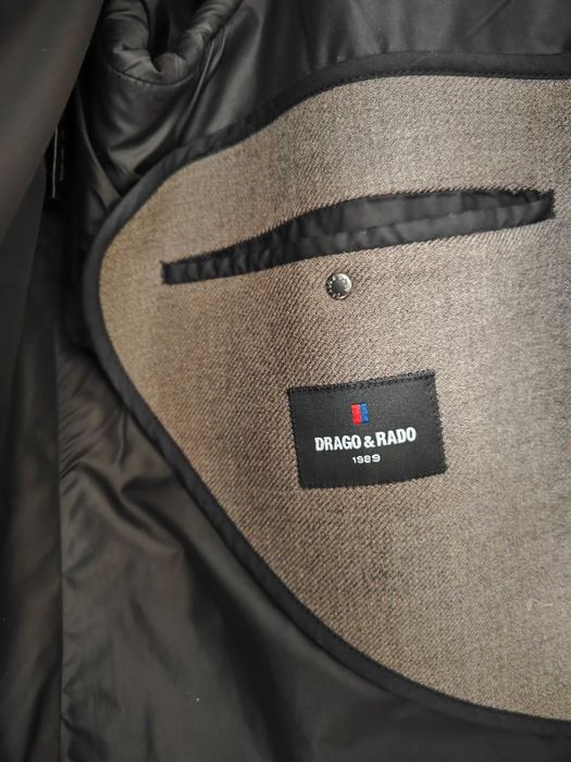 Мъжко палто 100 вълна размер 44 Dragon&Rado