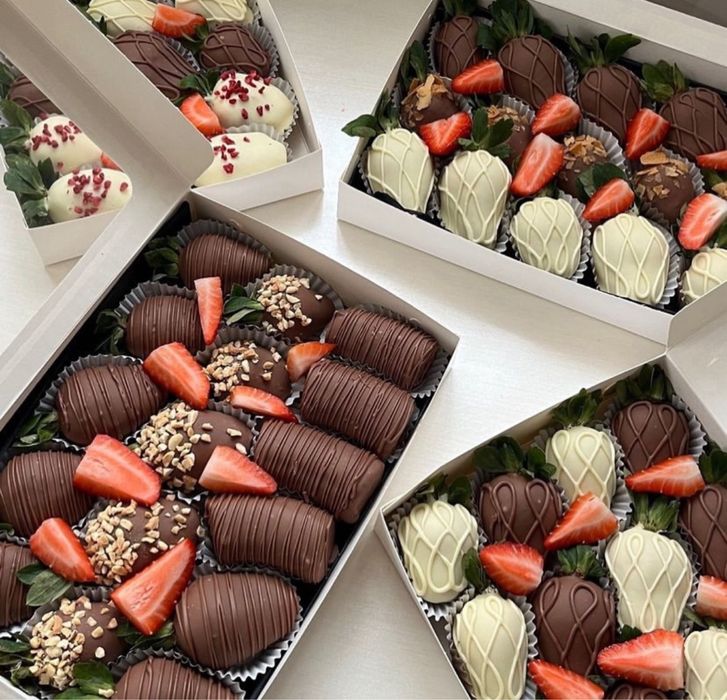 клубника в шоколаде