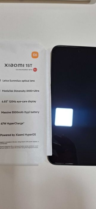 Xiaomi 15T 5G Black 256GB 12GB RAM Dual Sim