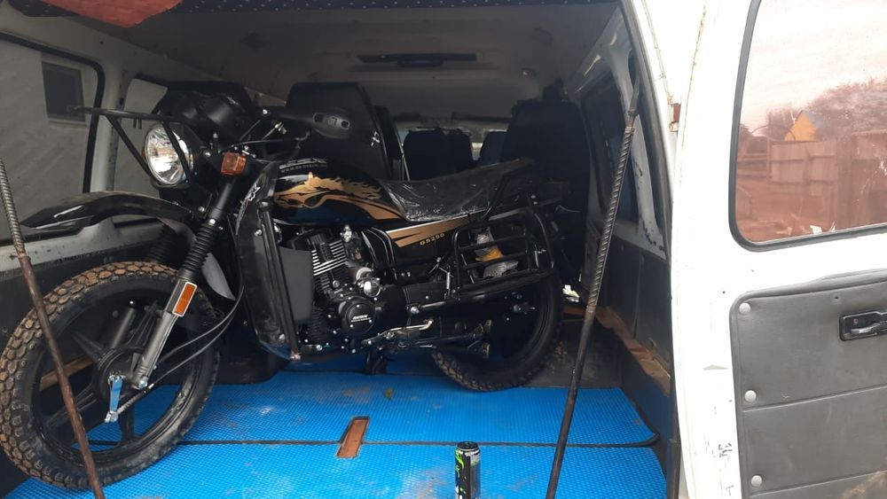 Мотоцикл Оралда қолда бар