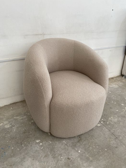 Кресло ткань букле удобная