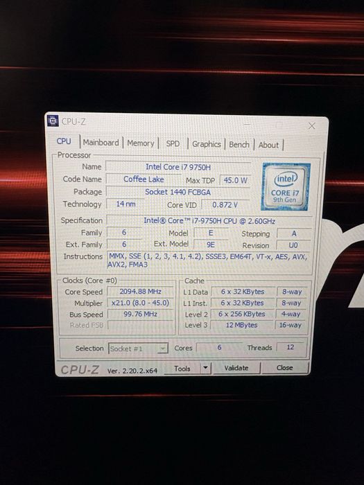 Laptop gaming MSI rtx2060