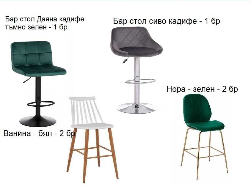 Бар столове Последни Бройки от 42€