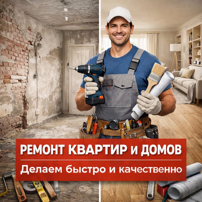 Ремонт квартир, мелкосрочный ремонт, двери, косяки, проемы