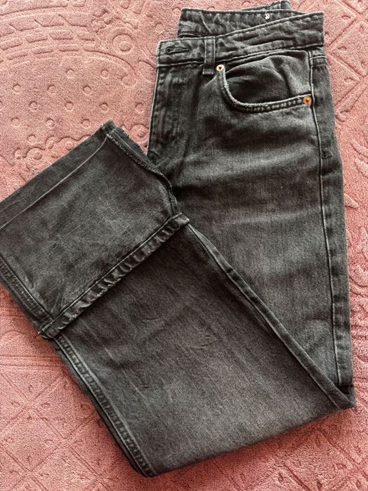 Дънки с широк крачол Зара