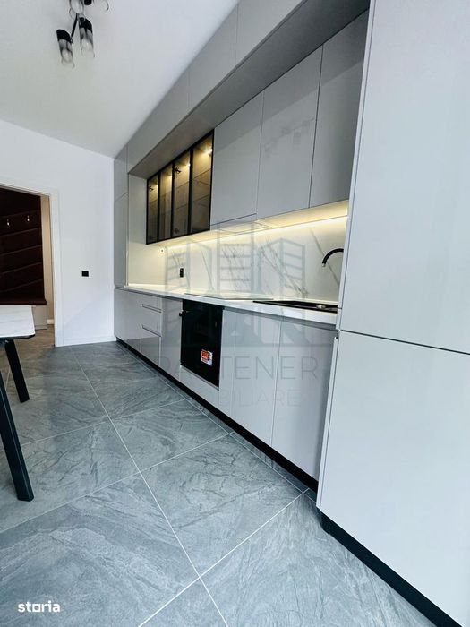 Apartament 2camere+gradina mobilat si utilat lux Rediu+loc de parcare!