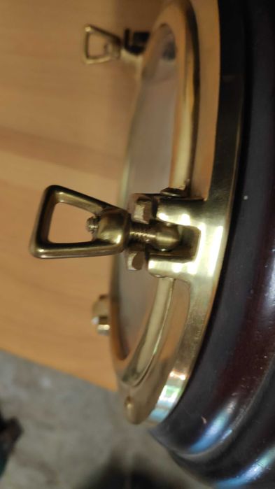 Stație Meteo Nautică Vintage (Barometru, Termometru, Higrometru, Ceas)