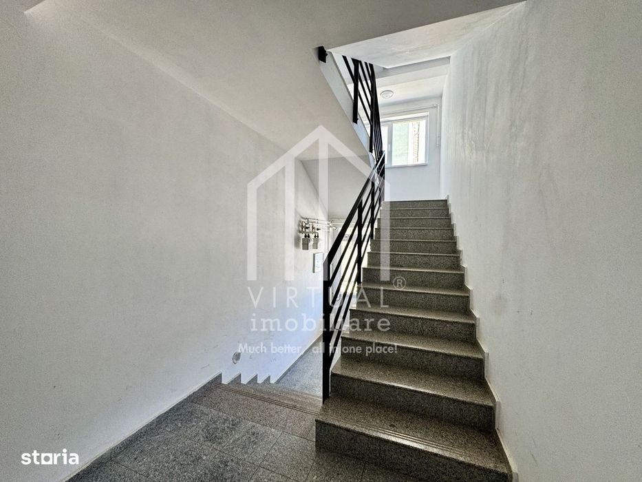Apartament cu 2 camere, 60mp utili, baie cu geam, parcare privata