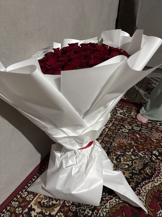 Цветы только что купила
