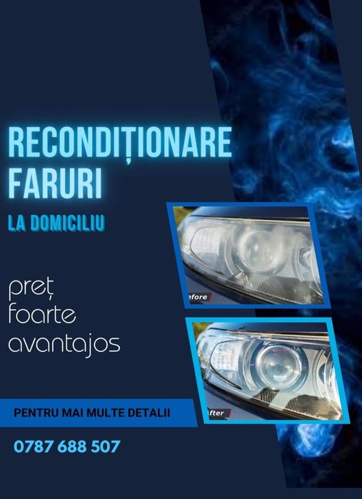 Ofer polish și folie pentru faruri