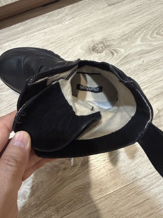 Кожаные ботинки, 35 размер (демисезон)