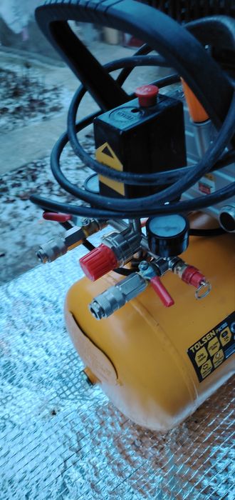 Compresor Tolsen Bunus furtun și pistol