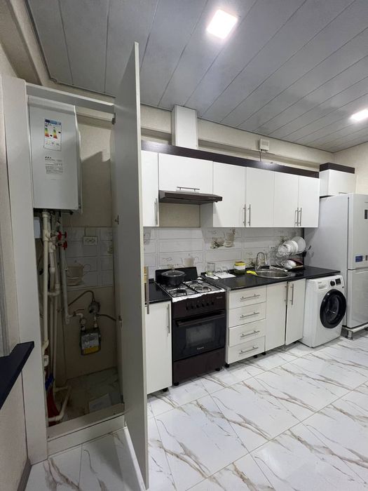 Сдаётся в аренду квартира на долгосрочную двухконтурный газовый котёл.