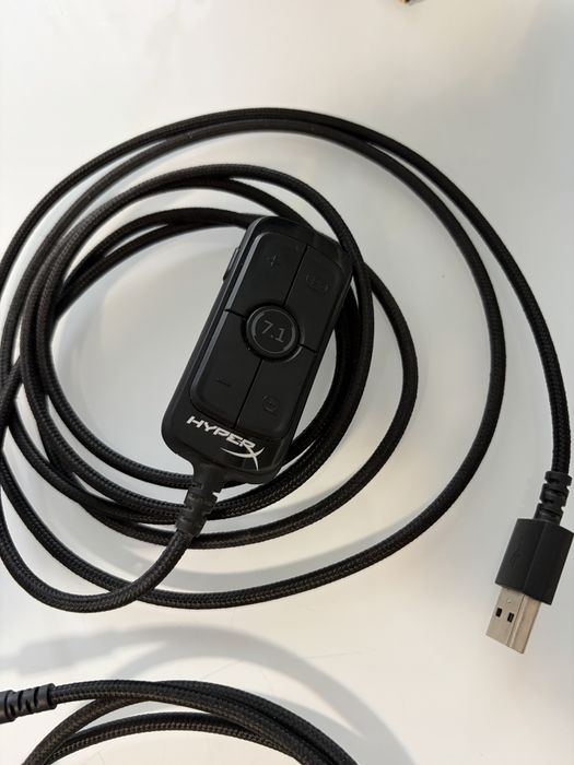 Casti gaming HyperX Cloud Alpha S, USB/jack 3,5mm, surround 7.1 virtual, drivere 50mm Dual Chamber, bass 3 niveluri