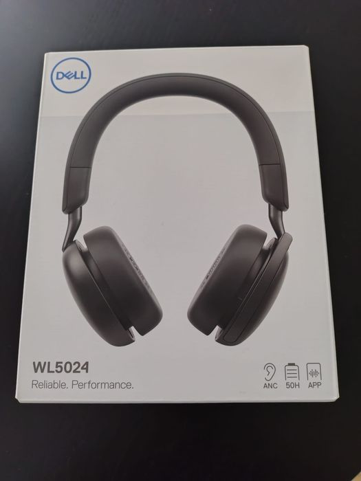 Căști Wireless Over-Ear Dell WL5024 Wireless Headset cu Microfon