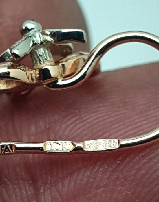 Ссср Свердловский заводской комплект 583-585пробы 18.5размер