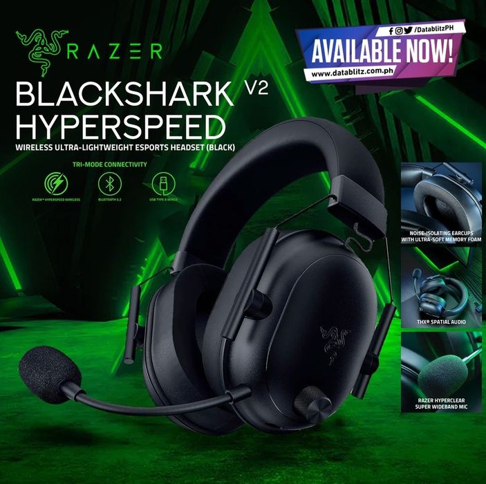 Razer Blackshark V2 HyperSpeed Беспроводные Наушники СКИДКА