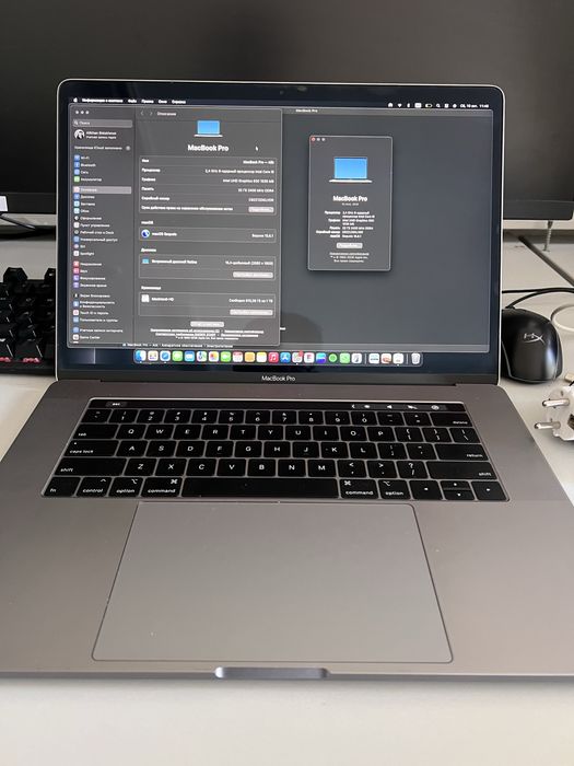 MacBook 15 pro 2019 , 32 озу SSD 1T