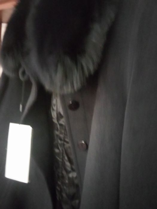 Пальто мокрый асфальт,драп.