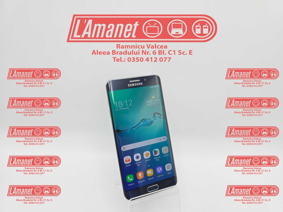 Samsung S6 Edge+ Black 32Gb 4GbRam Neverlocked Stare Excelenta 9.99/10