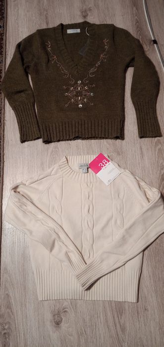 Дамски блузи с дълъг ръкав, бяла булана