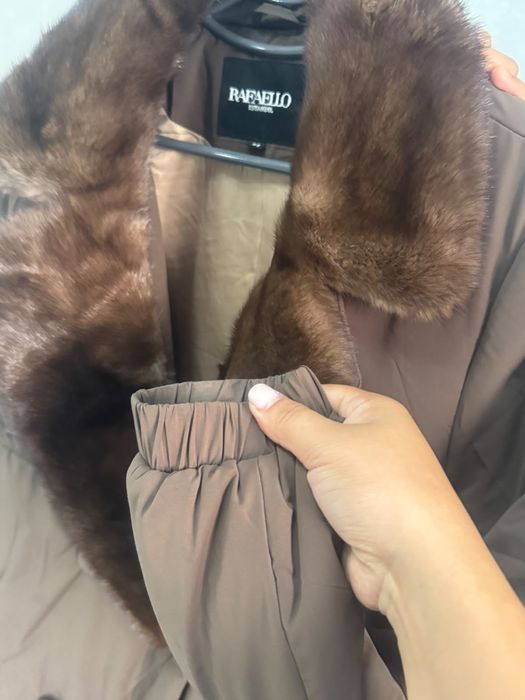 Rafaello куртка с натуральным меховым воротником