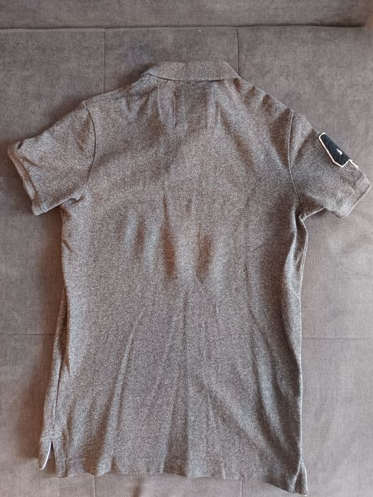 Сива поло тениска Superdry