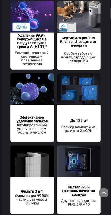 В наличии очиститель воздуха Xiaomi Air Purifier Elite