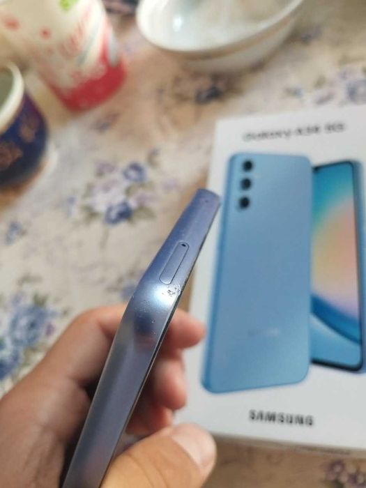 Samsung a 34 5g 8/256 5 oy garantyasi bor feolitviy rang ikta petno bo