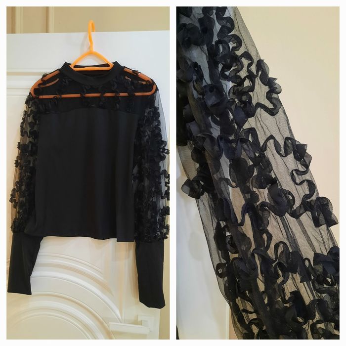 Нарядные кофточки с гипюром.