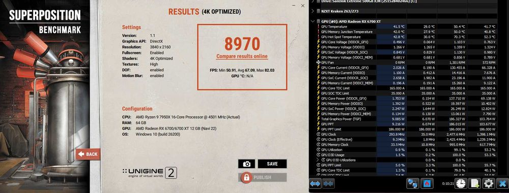 Placa Video PowerColor Hellhound RX 6700 XT 12gb