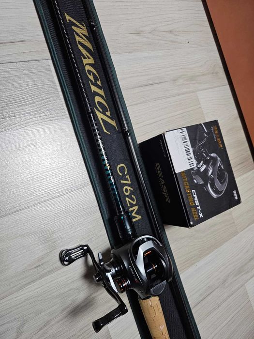 Lanseta HANDING Magic L + mulineta SEASIR Cast-X Baitcasting