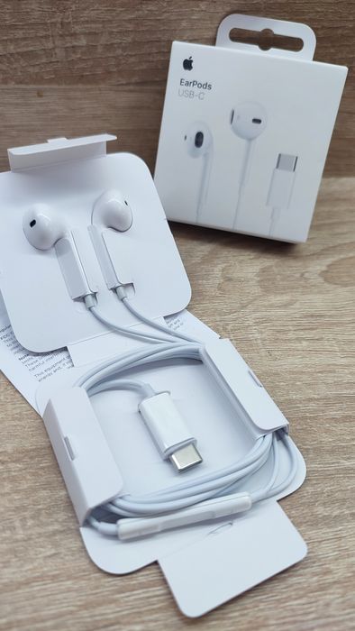 Căști Apple EarPods cu Conector USB-C Originale iPhone 15 / iPhone 16